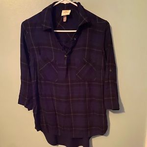 Knox Rose Flannel Top